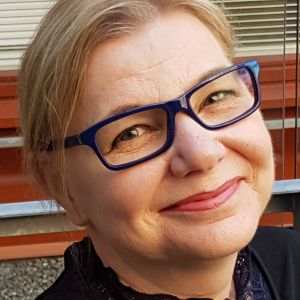 smiling person