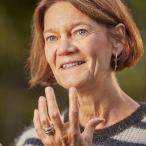 smiling person